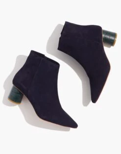 Madewell Ma'am Shoes Suede Shirley Ankle Boots