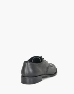 Madewell Intentionally Blank Leather Saint Oxford Lace-Up Shoes -Madewell Sales N3251 BK0001 d2