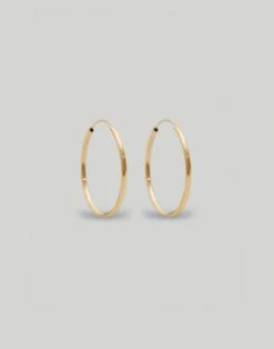 Madewell Kinn™ Lightweight Hoop Earrings - Large
