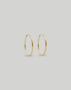 Madewell Kinn™ Lightweight Hoop Earrings - Medium
