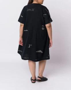 Madewell World Of Crow Timeless Black Short Dress -Madewell Sales N3869 BK0001 d6