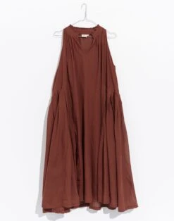 Madewell World Of Crow Toasted Brown Midi Dress -Madewell Sales N3876 BR0984 ld
