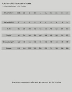 Madewell World Of Crow Indigo Gathered Midi Dress -Madewell Sales N3882 BL0015 d8