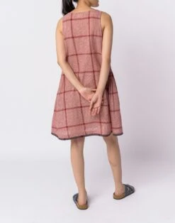 Madewell World Of Crow Plaid Cotton Tank Dress -Madewell Sales N3885 RD0021 d3