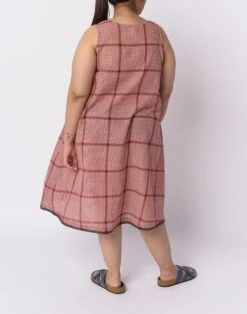 Madewell World Of Crow Plaid Cotton Tank Dress -Madewell Sales N3885 RD0021 d6