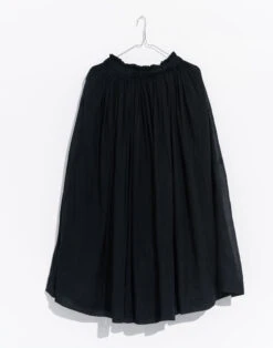 Madewell World Of Crow Classic Black Pull-on Skirt -Madewell Sales N3894 BK0001 ld