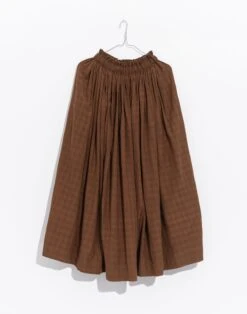 Madewell World Of Crow Antique Brown Pull-on Skirt -Madewell Sales N3895 BR0984 ld