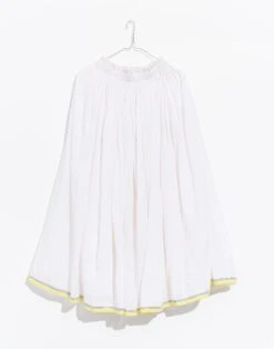 Madewell World Of Crow Pearl White Pull-on Skirt -Madewell Sales N3896 WC6066 ld