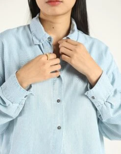 Madewell Reistor Tencel Crop It Like Its's Hot Shirt -Madewell Sales N3967 BL0021 d2