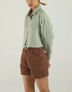 Madewell Reistor Hemp Crop It Like Its's Hot Shirt -Madewell Sales N4249 GR0005 d2