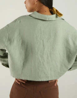 Madewell Reistor Hemp Crop It Like Its's Hot Shirt -Madewell Sales N4249 GR0005 d3