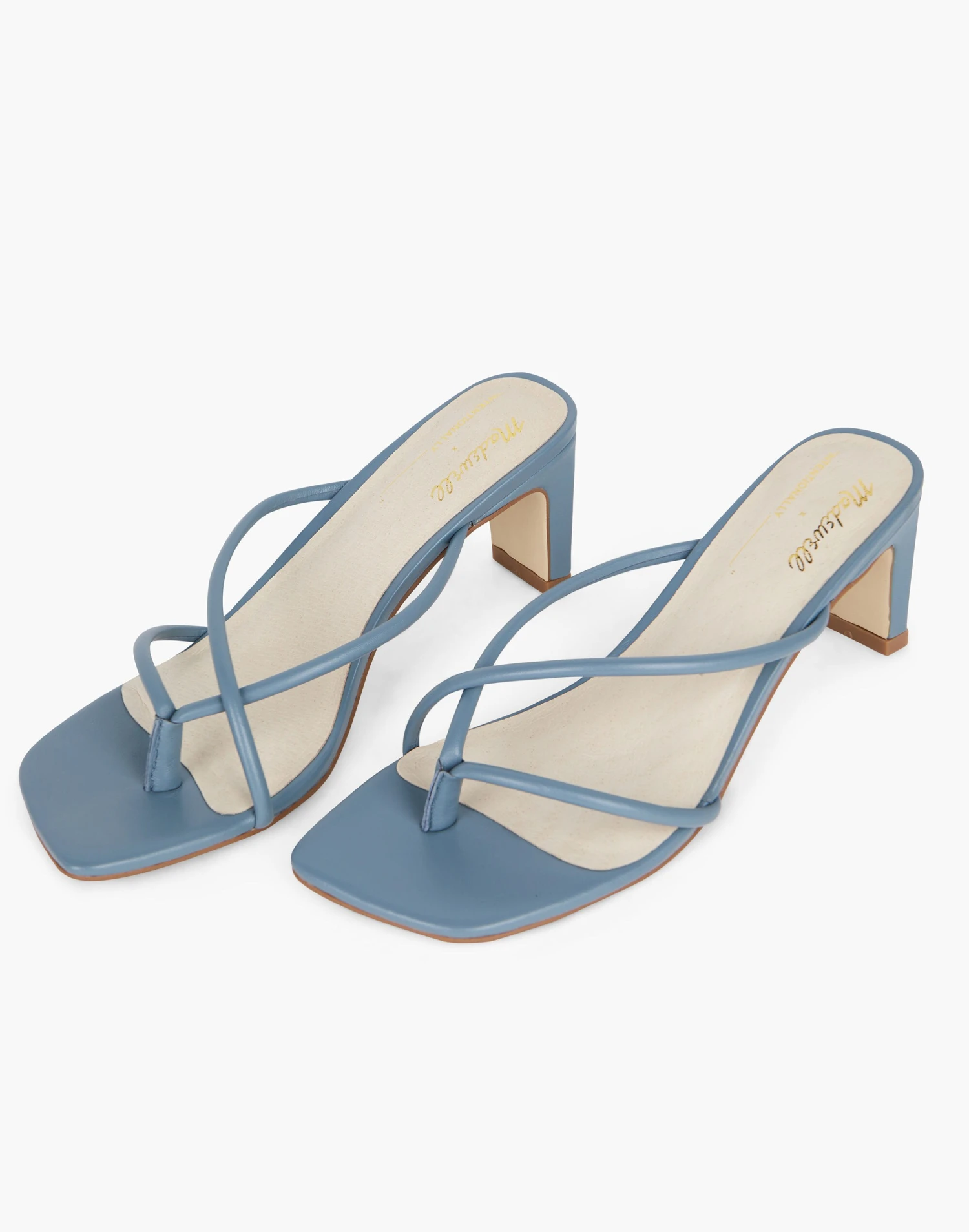 Madewell X Intentionally Blank Kelon Sandals In Robins Egg 5 Madewell X Intentionally Blank Kelon Sandals In Robins Egg - Image 5