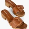 Madewell Intentionally Blank Leather Mar Mules Sandals