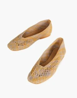 Madewell Intentionally Blank Crocheted Marlee Ballet Flats