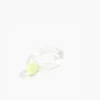 Madewell Jane D'Arensbourg Dot Lime And Clear Glass Ring