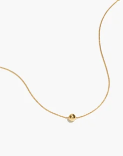 Madewell NASHIRA ARNÓ 18k Gold Vermeil Saturn Necklace