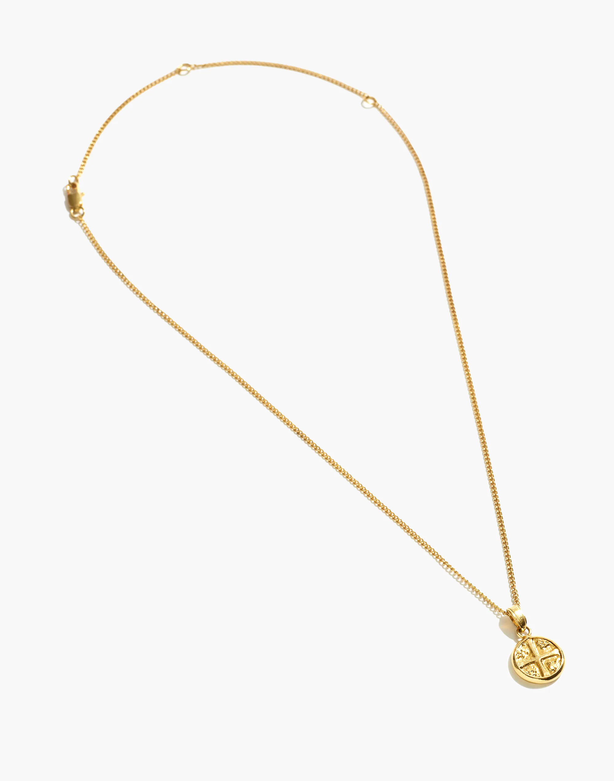 Madewell NASHIRA ARNÓ 18k Gold Vermeil Daya Mini Coin Necklace 2 Madewell NASHIRA ARNÓ 18k Gold Vermeil Daya Mini Coin Necklace - Image 2