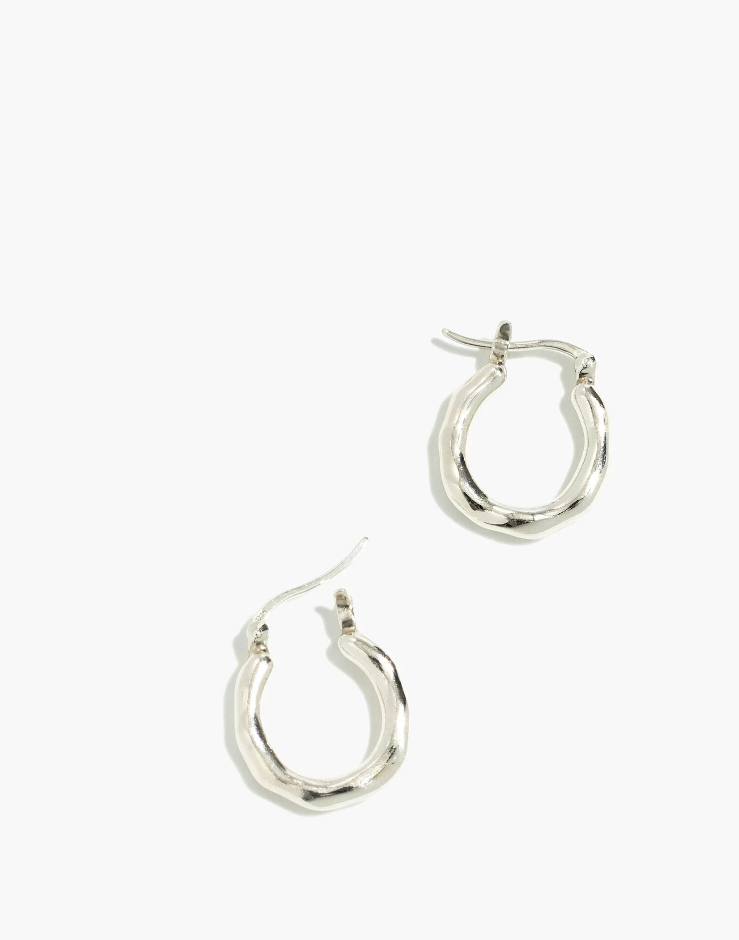 Madewell NASHIRA ARNÓ Sterling Silver Pond Hoop Earrings 1 Madewell NASHIRA ARNÓ Sterling Silver Pond Hoop Earrings