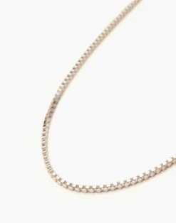 Madewell CHARLOTTE CAUWE STUDIO Box Chain Necklace In Sterling Silver