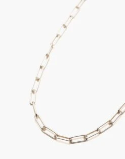 Madewell CHARLOTTE CAUWE STUDIO Paperclip Chain Necklace In Sterling Silver