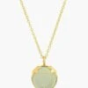 Madewell Studio Grun Under The Stars Necklace In Chalcedony Designer