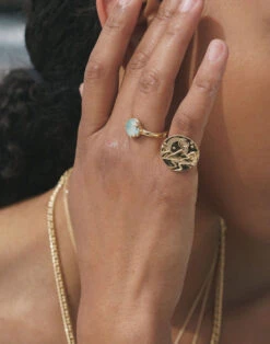 Madewell Studio Grun Under The Stars Ring In Chalcedony Designer -Madewell Sales N4761 EC7246 d6