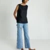 Madewell Reistor The Black In Business Top