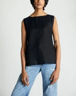 Madewell Reistor The Black In Business Top -Madewell Sales N5254 BK0001 d4