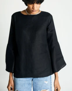 Madewell Reistor The Button Back Shirt -Madewell Sales N5255 BK0001 d3