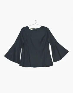 Madewell Reistor The Button Back Shirt -Madewell Sales N5255 BK0001 ld