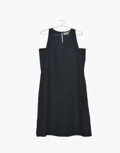 Madewell Reistor The Hemp Noir Dress -Madewell Sales N5256 BK0001 ld