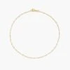 Madewell Kinn™ Diamond Cut Rolo Chain Anklet