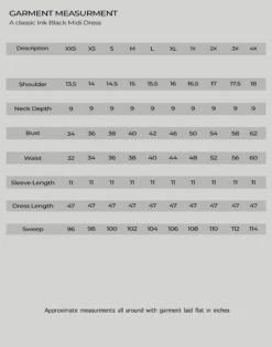 Madewell World Of Crow Classic Ink Black Midi Dress -Madewell Sales N5589 BK0001 d8