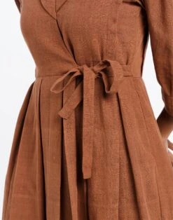 Madewell World Of Crow 70's Classic Wrap Midi Dress 9 Madewell World Of Crow 70's Classic Wrap Midi Dress -Madewell Sales N5590 BR0984 d4