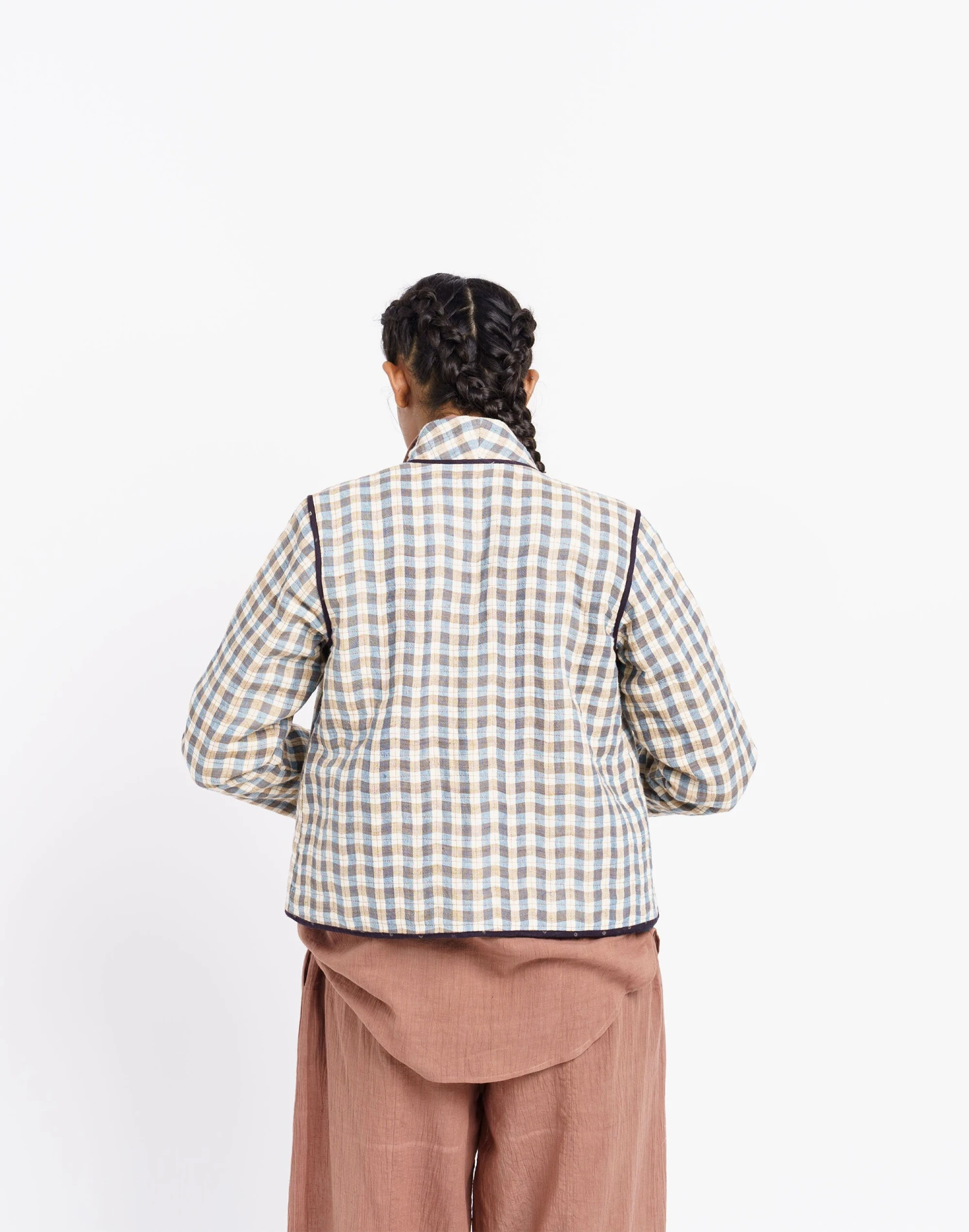 Madewell World Of Crow Checkered Cropped Chore Jacket 3 Madewell World Of Crow Checkered Cropped Chore Jacket - Image 3