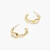 Madewell STUDIO GRUN Topaz Cable Hoop Earrings