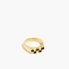 Madewell STUDIO GRUN Onyx Chess Signet Ring