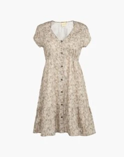 Madewell Reistor Tiered Short Dress -Madewell Sales N6888 GR0005 ld