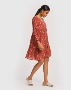 Madewell X Reistor Deep V Short Dress -Madewell Sales N6910 RD0021 d3