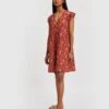 Madewell X Reistor Cap Sleeved Short Dress