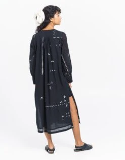 Madewell World Of Crow Relaxed Fit Beach Tunic -Madewell Sales N7012 BK0001 d3