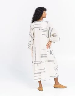 Madewell World Of Crow Oversized Sleeve Straight-Cut Dress -Madewell Sales N7016 DM1528 d4