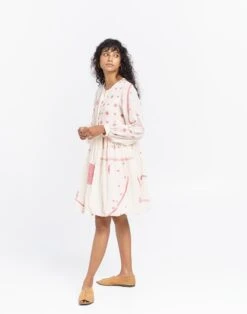 Madewell World Of Crow Fit And Flare Gathered Dress -Madewell Sales N7017 DM1528 d3