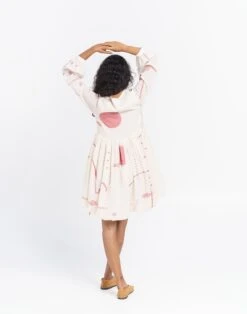 Madewell World Of Crow Fit And Flare Gathered Dress -Madewell Sales N7017 DM1528 d4