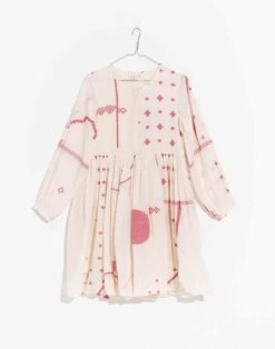 Madewell World Of Crow Fit And Flare Gathered Dress -Madewell Sales N7017 DM1528 ld