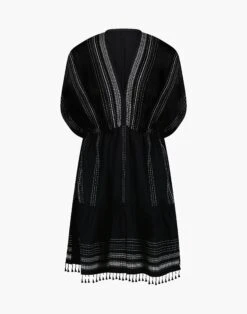 Madewell Lemlem™ Leliti Short Plunge Neck Dress