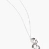 Madewell Jane D'Arensbourg Clear Mobius Pendant Necklace