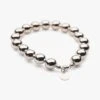 Madewell Charlotte Cauwe Studio Bead Bracelet In Sterling Silver 10mm