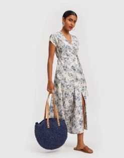 Madewell Reistor White Maxi Wrap Dress -Madewell Sales N7321 WC6066 d3