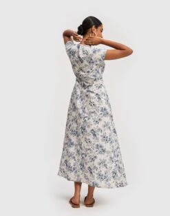 Madewell Reistor White Maxi Wrap Dress -Madewell Sales N7321 WC6066 d4